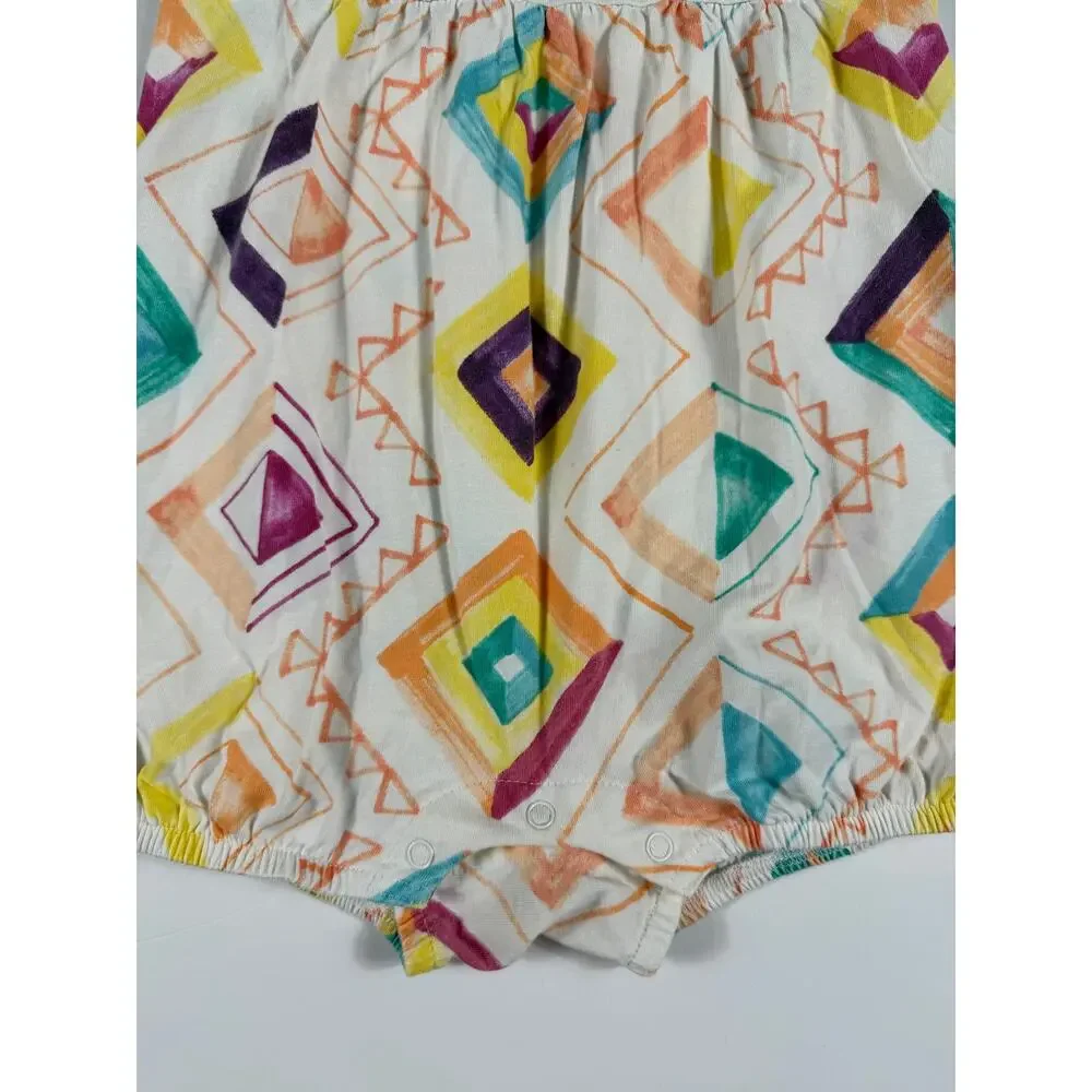 Tea Collection Striped Geometric Bubble Romper Size 18–24 Months